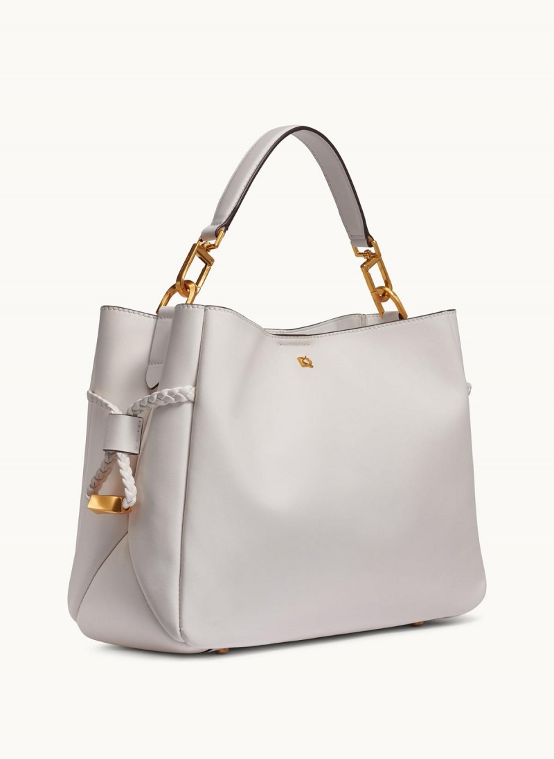 Donna Karan Bellerose Satchel Táska Fehér | Hungary_DK45874