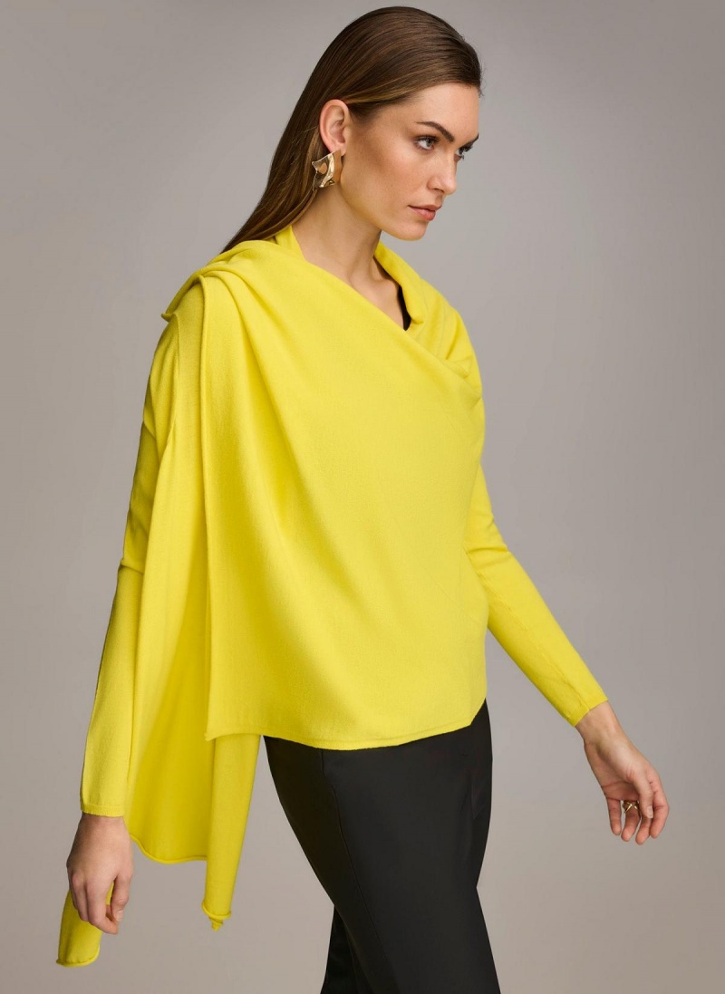 Donna Karan Drape Cardigan Sweaters and Tops Színes | Hungary_DK62324