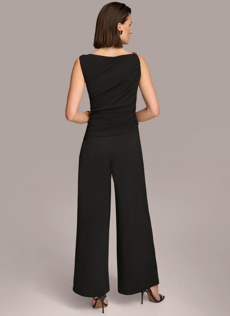 Donna Karan Jumpsuit With Hardware Jumpsuit Fekete | Hungary_DK79877