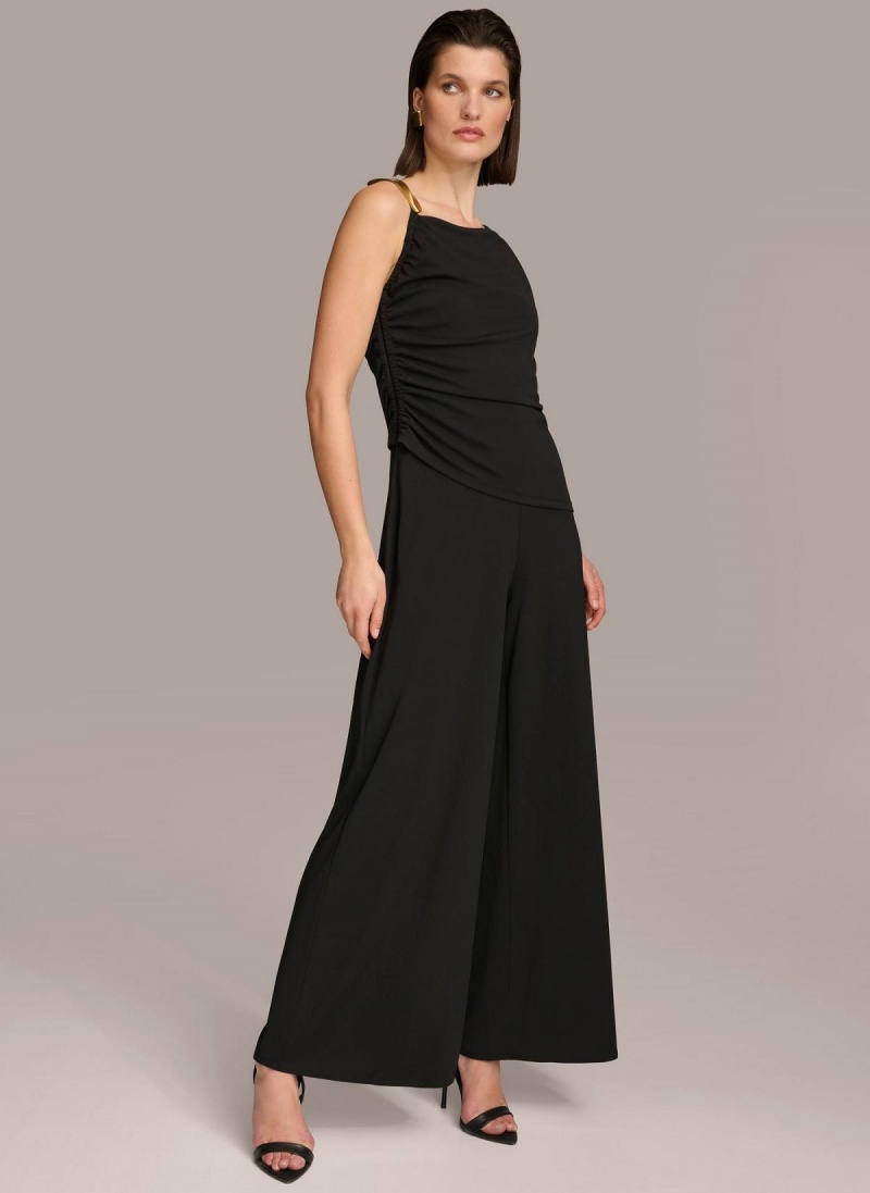 Donna Karan Jumpsuit With Hardware Jumpsuit Fekete | Hungary_DK79877