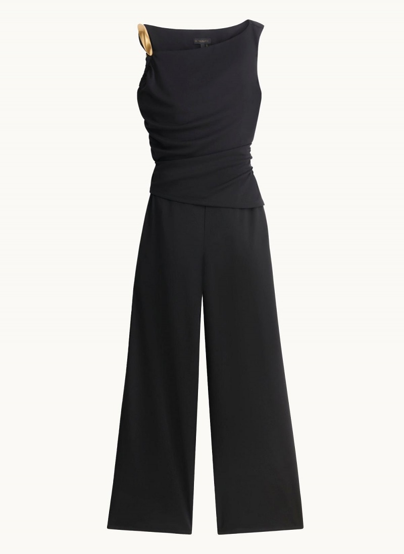 Donna Karan Jumpsuit With Hardware Jumpsuit Fekete | Hungary_DK79877