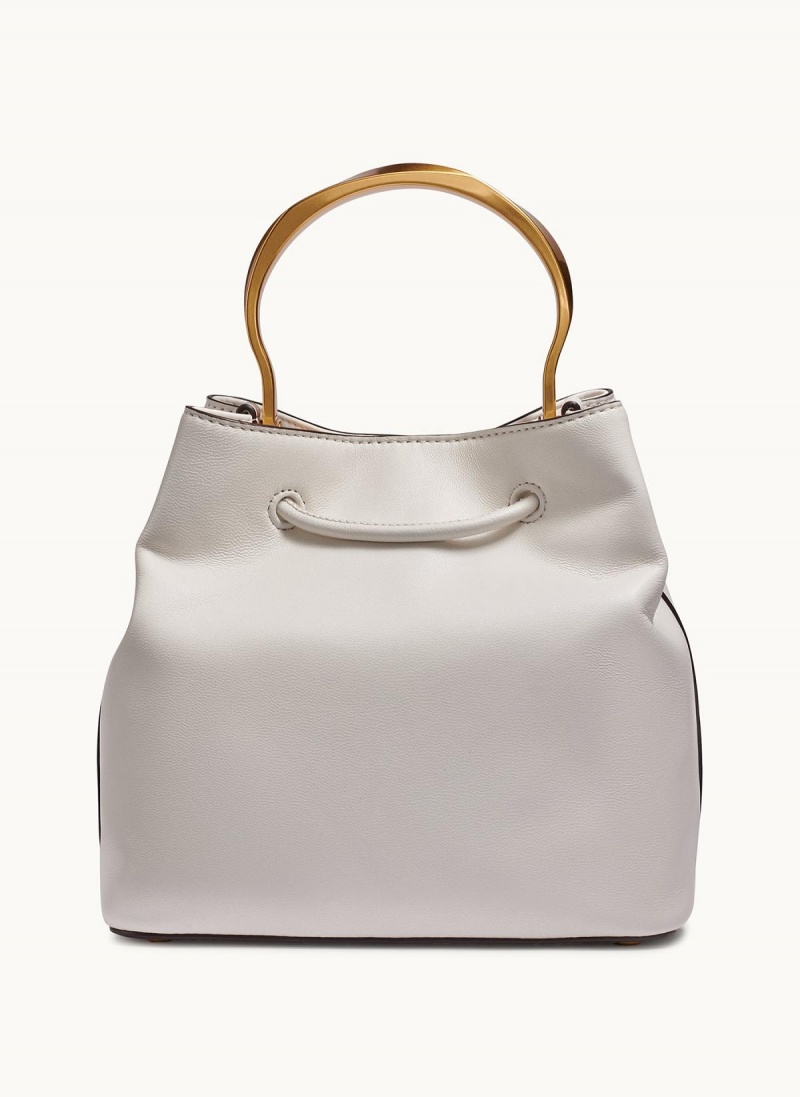 Donna Karan Lawrence Bucket Satchel Táska Fehér | Hungary_DK60571