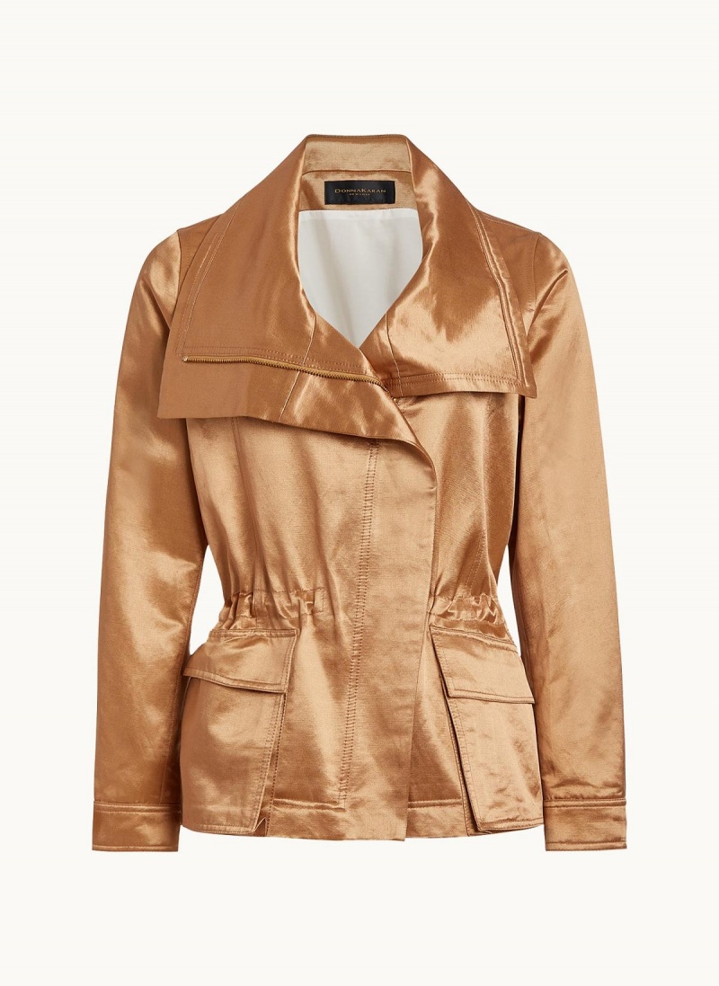 Donna Karan Utility Blazer Felsőruházat Réz | Hungary_DK52206