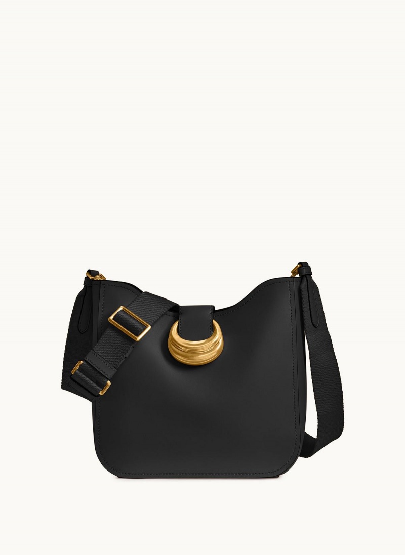 Donna Karan Valley Stream Crossbody Táska Fekete Arany | Hungary_DK25420