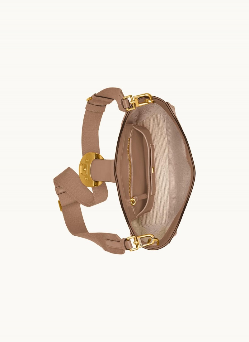 Donna Karan Valley Stream Crossbody Táska Barna | Hungary_DK98720